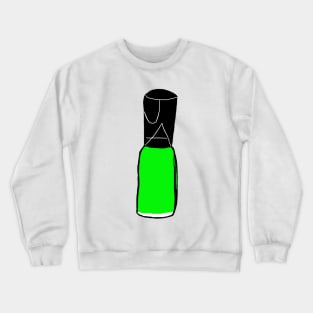 Lime Green Nail Polish Crewneck Sweatshirt